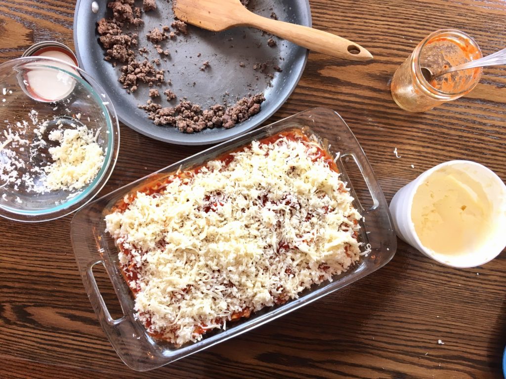 No recipe lasagna makes it easy to put a lasagna together