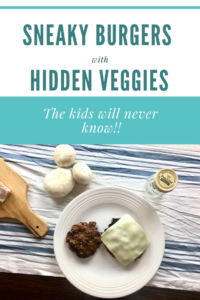 hide vegetables in your kid's burgers