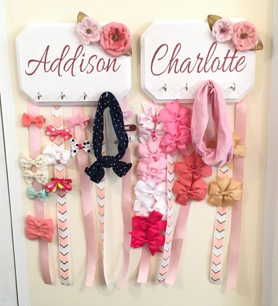 How to make a ribbon Hair bow holder 