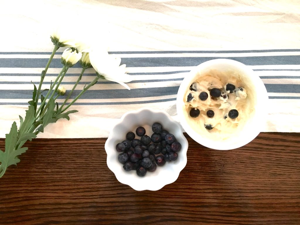 Sweetened ricotta and berries recipe from The Cheeky Homemaker
