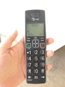 Teach children your phone number on a cordless phone