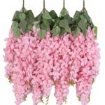 Use pink wisteria to spruce up an Easter basket