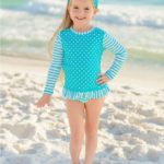 Girls rash guard swimsuit for what to fill an Easter Basket with