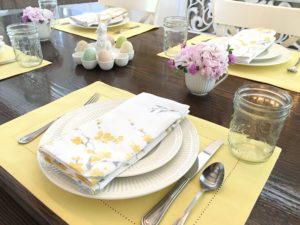 Easter Tablescape