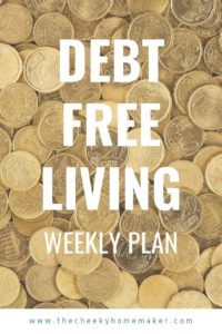 Debt free living with this weekly savings plan