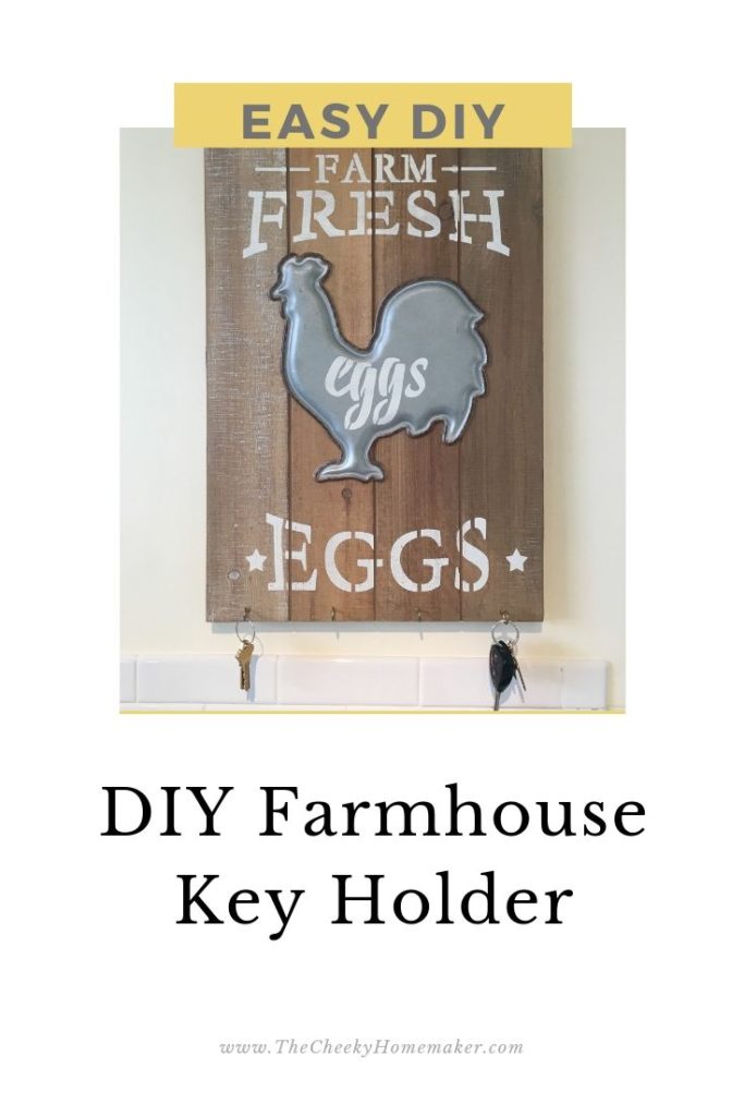 DIY Farmhouse Key holder