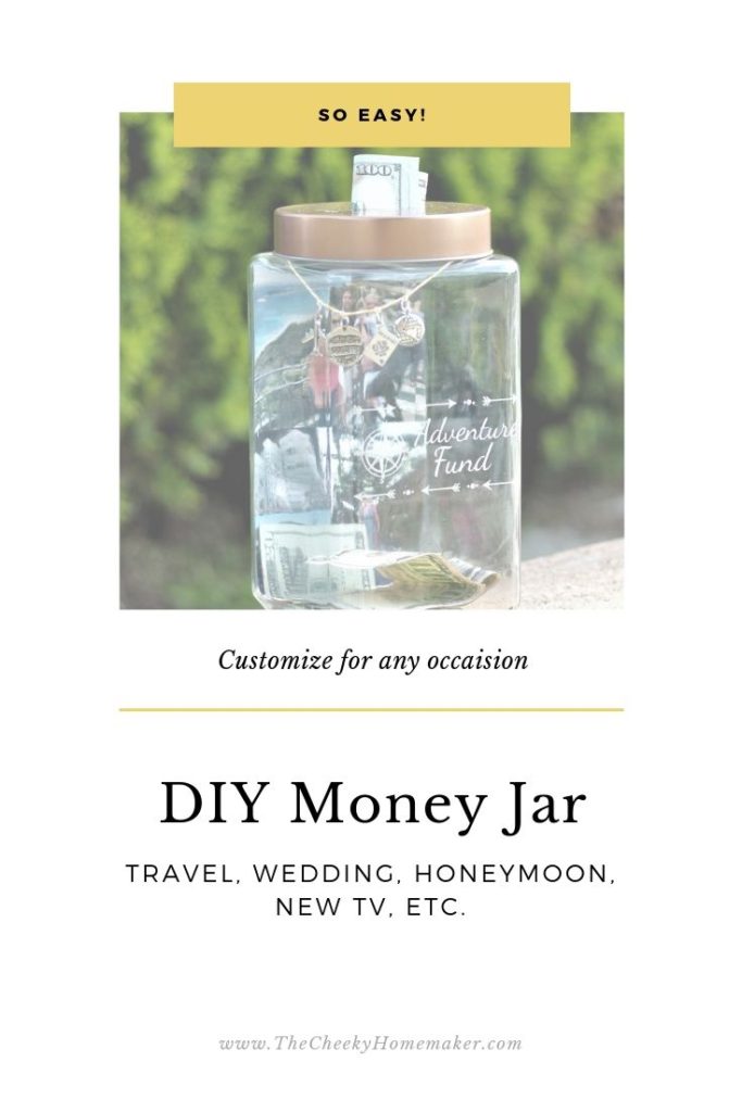 DIY savings jar