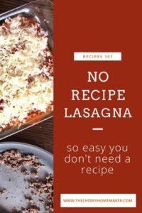 Easiest lasagna step by step instructions
