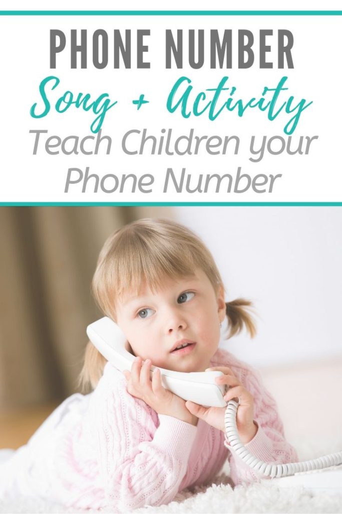 Help kids learn your phone number with this memorization song