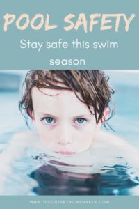 Pool safety tips pin
